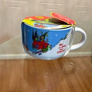 Dr. Seuss HOW THE GRINCH STOLE CHRISTMAS Ceramic Coffee Soup Chocolate Mug Cake